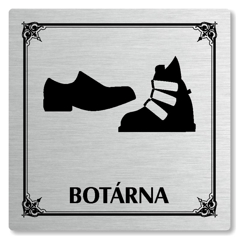 Botárna, 118x118mm, stříbrná, Nebraska